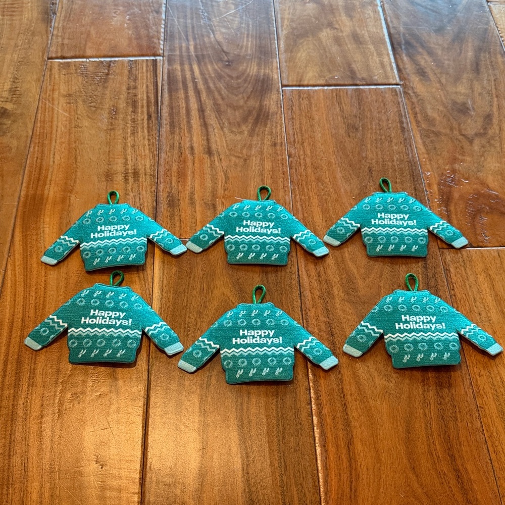 Spurs Holiday Sweater Ornaments